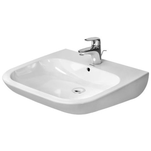 Раковина Duravit D-Code 23126000002 60х56 подвесная цвет белый 1 отверстие под смеситель