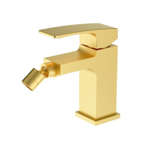 Смеситель Raglo R01 R01.50.03 на биде сатин золотой