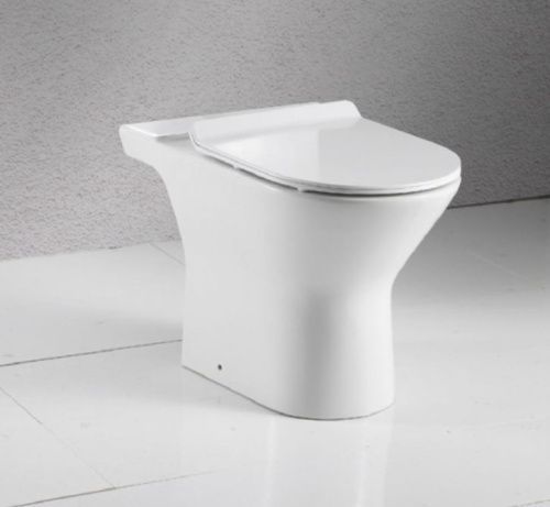 Чаша унитаза напольная Bravat Cena CX21206UW-P-RUS цвет белый с сиденьем микролифт без бачка безободковая душевой смыв