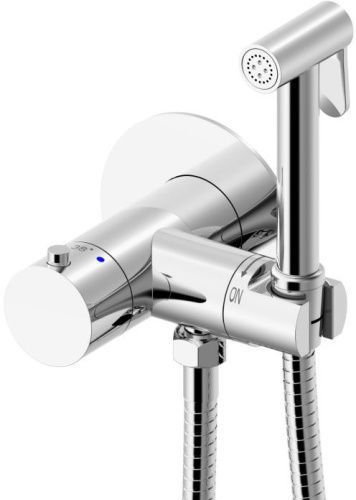 Гигиенический душ со смесителем Allen Brau 5.60001-00 встраиваемый в стену хром