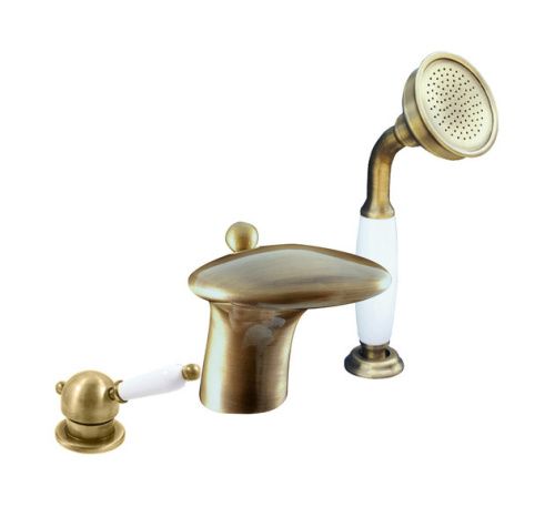 Смеситель RavSlezak LABE L571.5SSM на борт ванны бронза