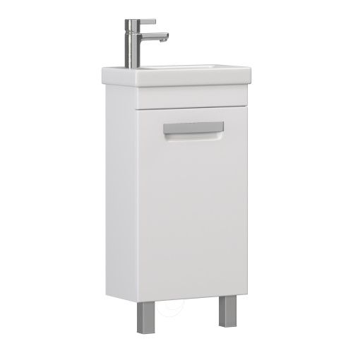 Тумба под раковину Vigo Plaza tn.PLA.MIR.40.1D 40х22х80 напольная цвет белый