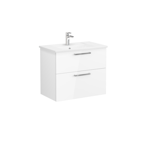 Тумба с раковиной Vitra Root 66306 80х47х67 подвесная цвет белый глянцевый