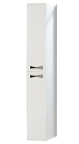 Шкаф-пенал Aquaton Диор 1A110803DR010 26х25х163 подвесной цвет белый
