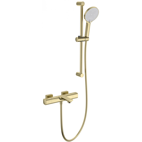Душевой гарнитур со смесителем Wonzon & Woghand Solid WW-C2011-A-BG настенный золото