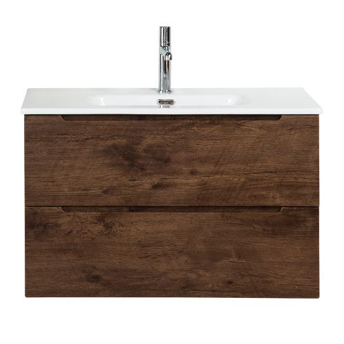Тумба под раковину BelBagno Etna 39 ETNA39-800/390-2C-SO-RW-P 80х39х50 подвесная цвет коричневый
