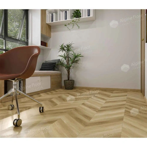 SPC ламинат Alpine Floor Chervon Alpine ECO 18-17 MC Grazioso Chevron толщина 0.5 см 43 класс 600х127