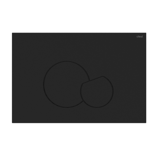 Клавиша смыва механическая Ctesi Thea Soft Touch BK0202161 цвет черный матовый