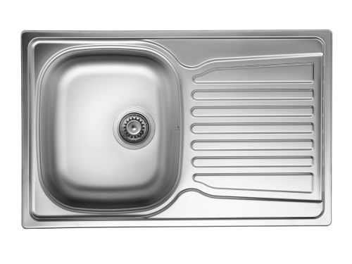 Кухонная мойка Ukinox Комфорт COP780.490 -GT8K 2L 49х78 цвет хром поверхность полированная