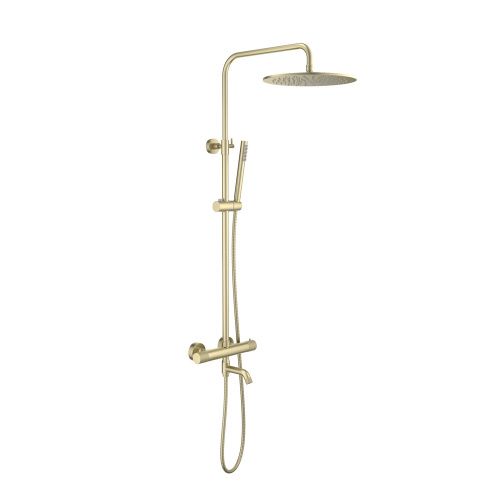 Душевая стойка Timo Tetra-thermo SX-0169/00 настенная цвет золото матовое