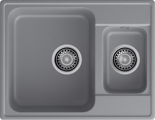 Кухонная мойка Granfest Quarz 09 темно-серый 62х48 цвет темно-серый поверхность матовая