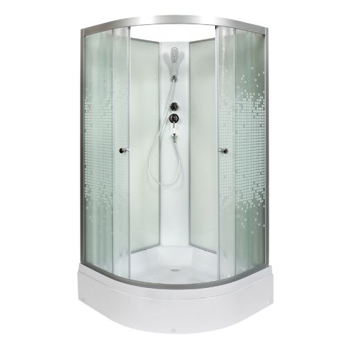 Душевая кабина AvaCan L710N 100х100 четверть круга без крыши ориентация универсальная