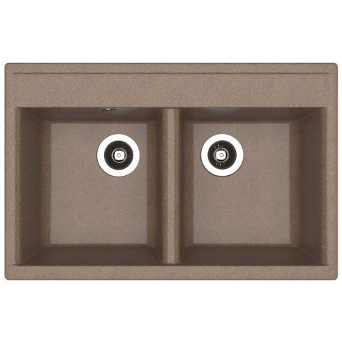 Кухонная мойка Dr.Gans Астра 780 25.060.E0780.406 78х51 цвет коричневый поверхность матовая