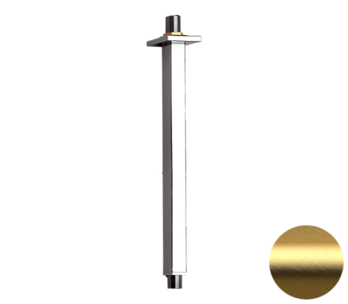 Кронштейн для верхнего душа 30 см Remer 347S30BG брашированное золото