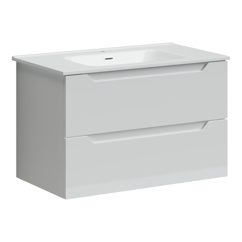 Тумба под раковину Sancos Norma 2.0 NR2.080W 79х45х50 подвесная цвет белый