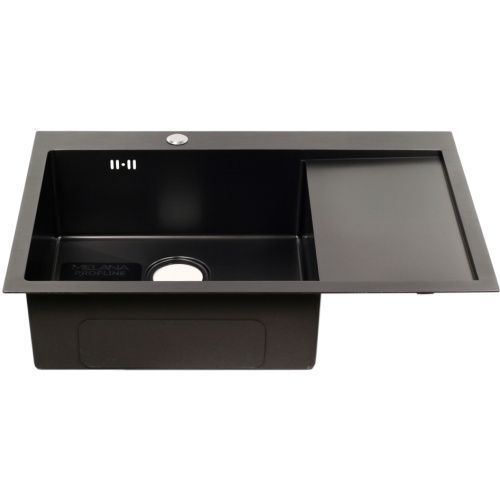 Кухонная мойка Melana ProfLine D7851HB-L графит 78х51 цвет графит поверхность матовая