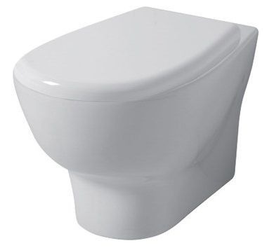 Чаша унитаза подвесная Disegno Ceramica Touch1 T100500001 цвет белый глянцевый без сиденья безободковая