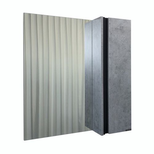 Зеркало-шкаф Comforty Эдинбург 00004149063CF 73х17х80 подвесной цвет бетон светлый