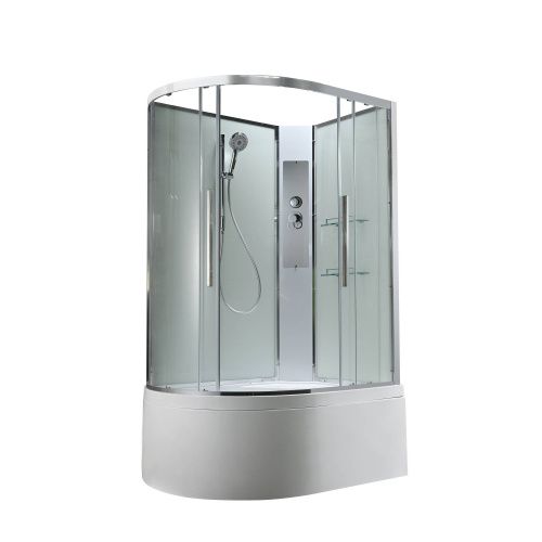 Душевая кабина AvaCan EM EM5811RNT 110х80 асимметричная без крыши ориентация правая