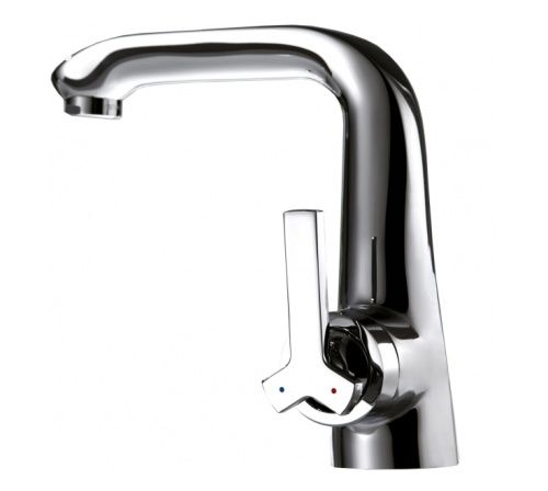 Смеситель для раковины Bravat Waterfall F173107C-1 на столешницу хром
