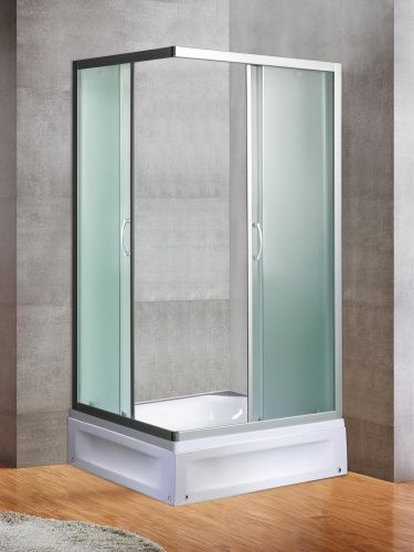 Душевой уголок River MORAVA XL 10000003375 120х80 стекло матовое профиль хром матовый без поддона