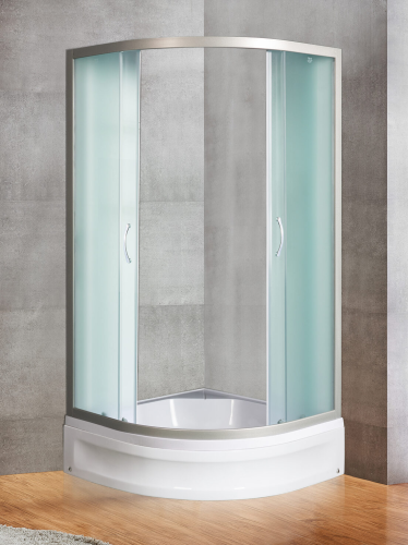 Душевой уголок River DON 10000002287 90х90 стекло матовое профиль хром матовый без поддона