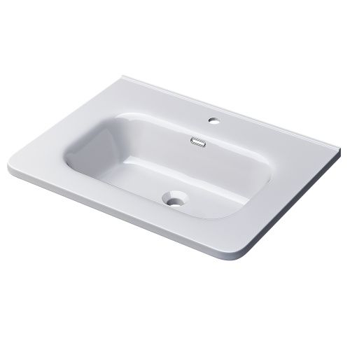 Раковина керамическая Uperwood Monica RMonica60wg 61х46 полувстраиваемая цвет белый
