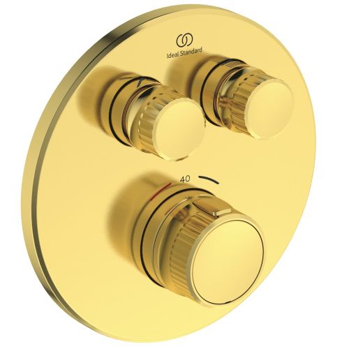Смеситель Ideal Standard CERATHERM NAVIGO A7296GN встраиваемый в стену золото