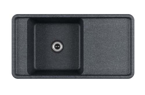 Кухонная мойка Aquaton БЕЛЛИС 1A725132BS210 97х51 цвет графит поверхность матовая