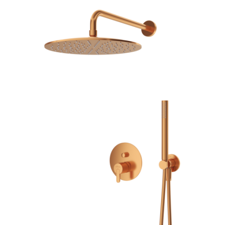 Душевая система Cezares LEAF LEAF-DSIP-30-SS встраиваемая