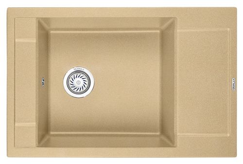 Кухонная мойка Granula 7806, ПЕСОК 78х50 цвет бежевый поверхность матовая