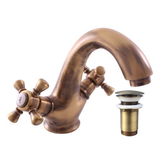 Смеситель RavSlezak MORAVA RETRO MK329.5SM на раковину бронза