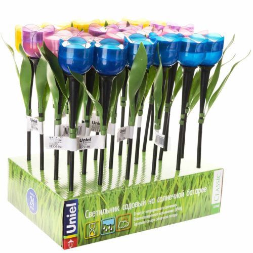 Светильник на солнечных батареях (UL-00004275) Uniel Promo (Промо) USL-C-651/PT305 Tulip Set 24
