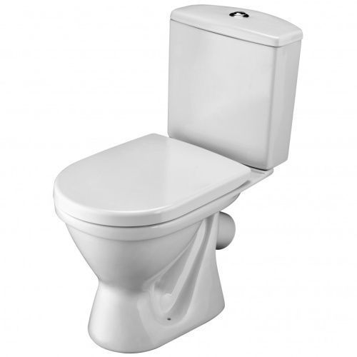 Унитаз-компакт напольный с бачком Santek Алькор 1WH302140 белый с сиденьем каскадный смыв