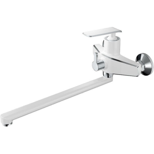 Cмеситель для ванны и душа Haiba HB22548-8 настенный белый/хром