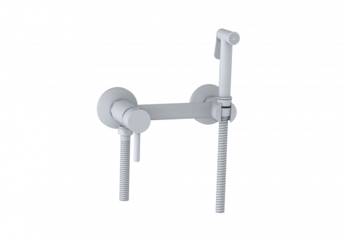 Гигиенический душ со смесителем Ceramalux DRS/005 белый матовый