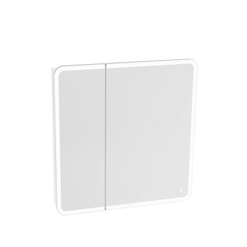 Зеркало-шкаф Grossman Адель 208004 80х14х80 подвесной цвет белый