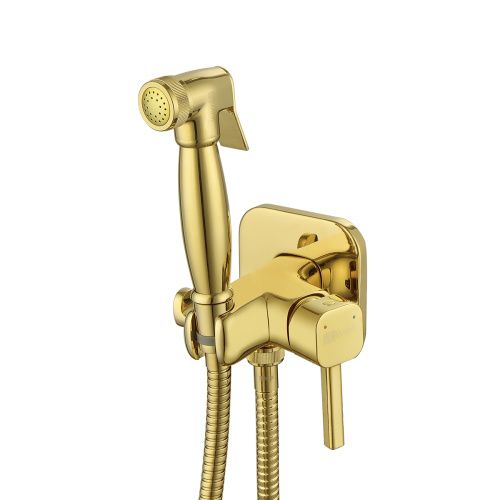 Гигиенический душ со смесителем LeMark Solo LM7165G золото