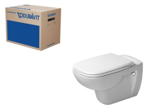 Унитаз подвесной Duravit D-Code 45351900A1 белый с сиденьем душевой смыв