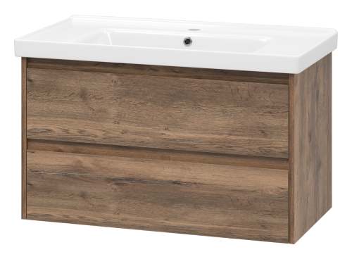 Тумба под раковину Brevita Dallas DAL-01090-074П 87х45х50 подвесная