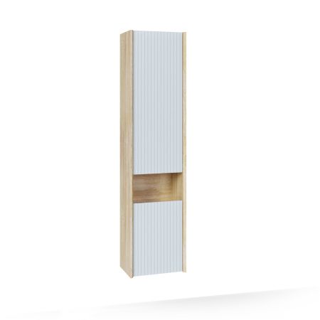 Шкаф-пенал Jorno TOSSONY Toss.04.140/P/SS-W/JR 33х27х140 подвесной цвет белый