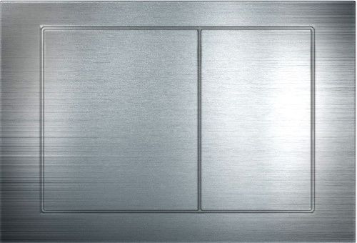 Клавиша смыва механическая KK POL M05 350/PWS/054-00-00 цвет нержавеющая сталь