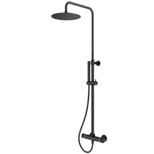 Душевая стойка Plumberia Selection IXO XO6302NO настенный цвет черный матовый