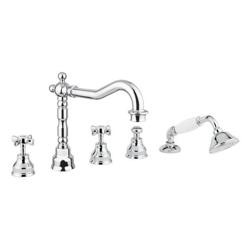 Смеситель Migliore PRINCETON 19357 на борт ванны хром