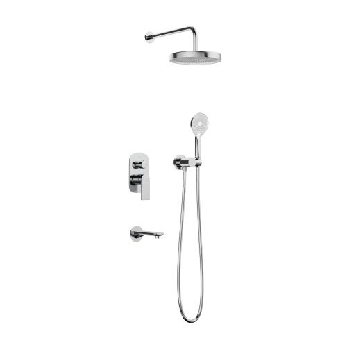 Душевая стойка Tokito Rain TOK-RAI-1020 настенная цвет хром