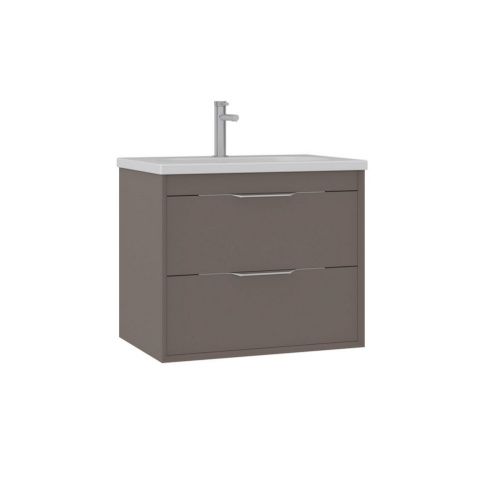 Тумба с раковиной Orka Clay 5004380 65х50х52 цвет коричневый