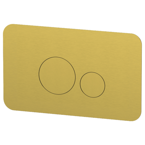 Клавиша смыва механическая Remer RB810BG цвет брашированное золото