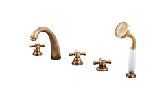 Смеситель RavSlezak MK376.5PSM на борт ванны бронза