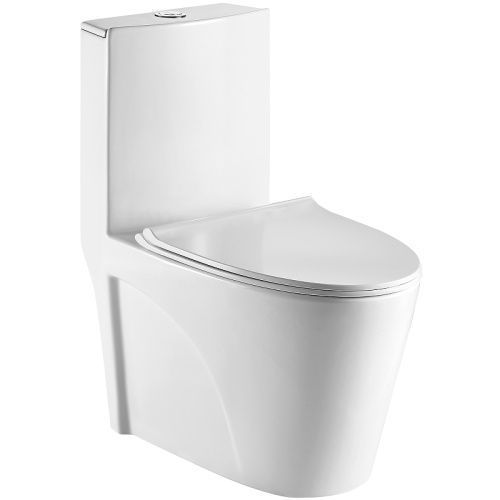 Унитаз напольный с бачком WeltWasser WW WELZBACH 001GL-WT (10000003805) белый глянцевый с сиденьем микролифт безободковый смыв торнадо