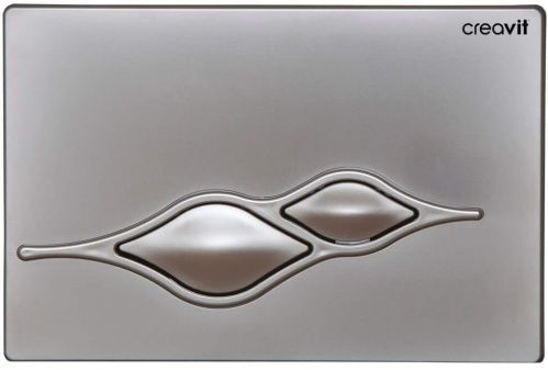 Клавиша смыва механическая Creavit GP1002.00 цвет серый матовый